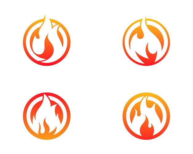 Fire flame vector illustration