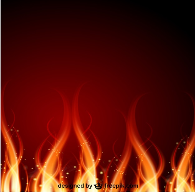 Fire vector background