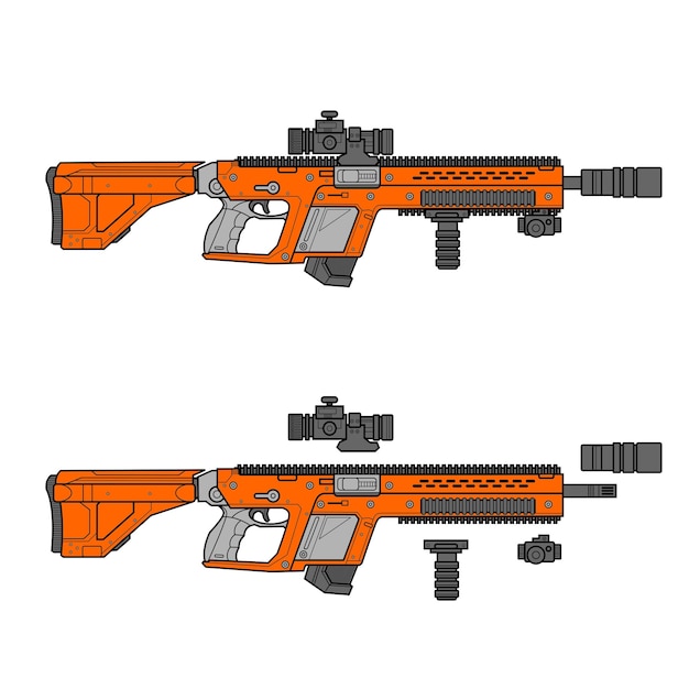 fire gun fantasy concept