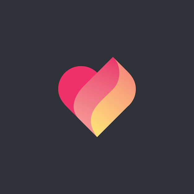 Fire heart logo