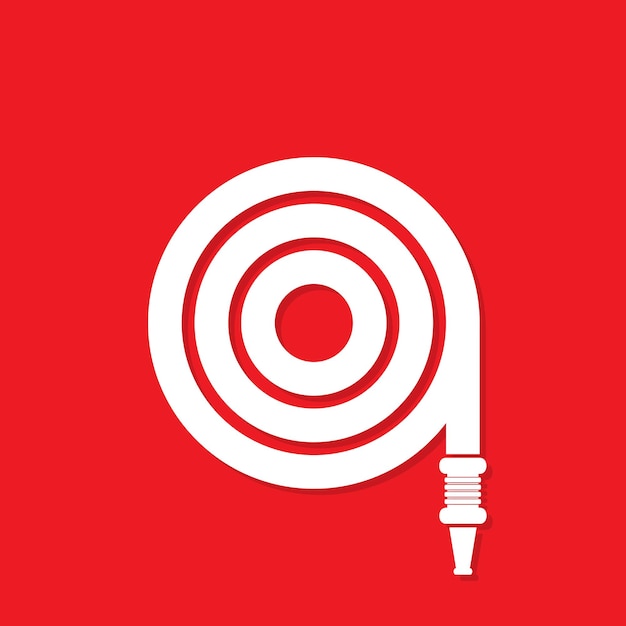 Fire hose reel icon