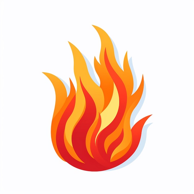 fire hot heat flame burn illustration bonfire vector light energy effect flaming isolate