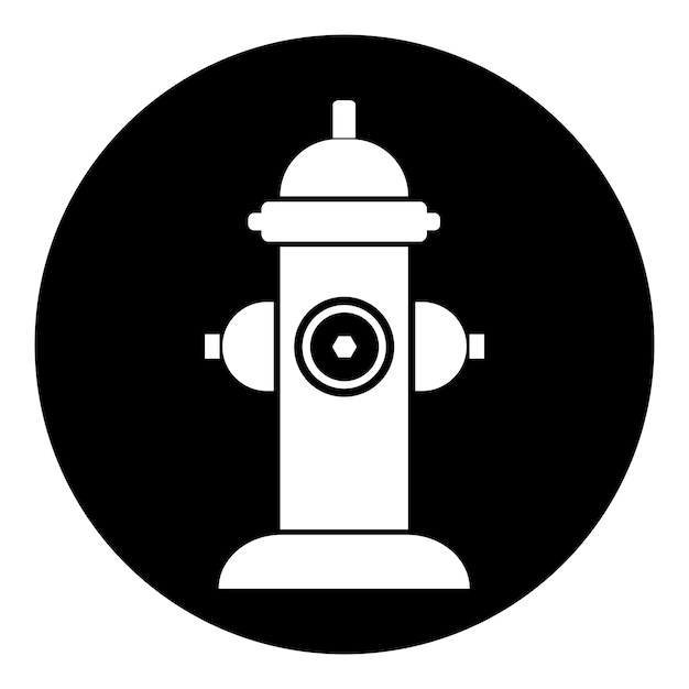 fire hydrant icon vector illustration symbol design