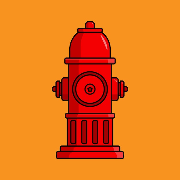 Vector fire hydrant vector