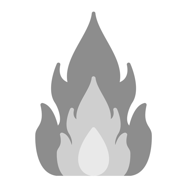 ベクトル 火のアイコンのベクトル画像は季節的に使用できます