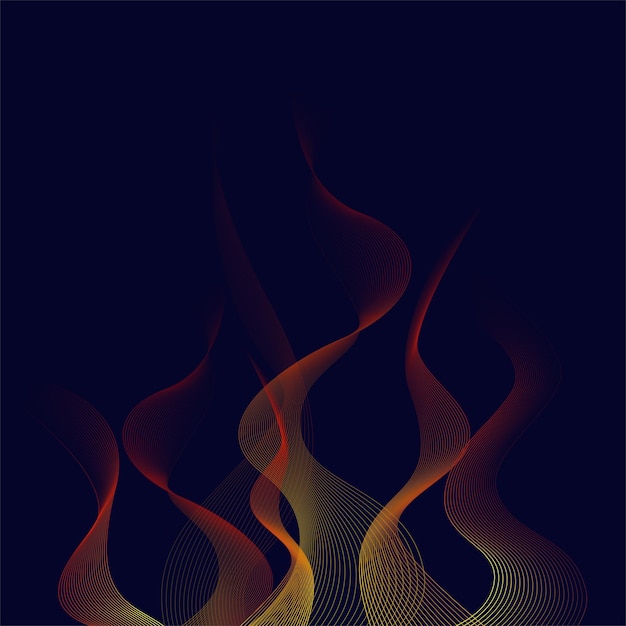 Vector fire lines background