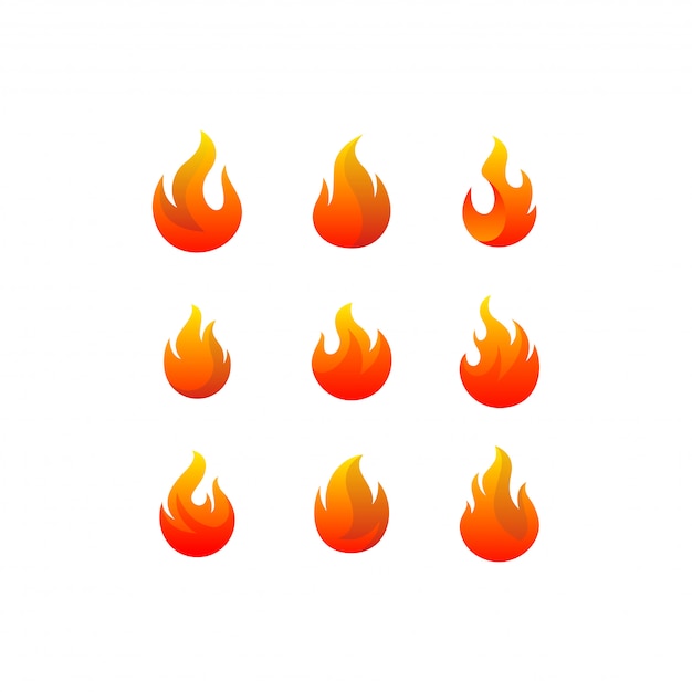 Огненный логотип