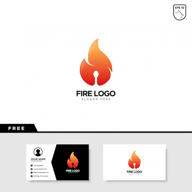 Fire logo design