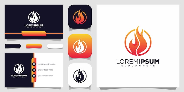 Fire logo design