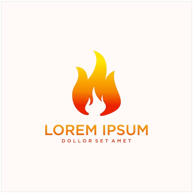 Fire logo design