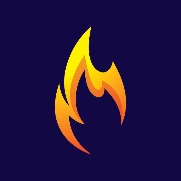 火のロゴ画像イラストデザイン