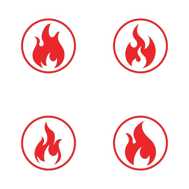 Fire logo modern simple gradient flame logo clean simple