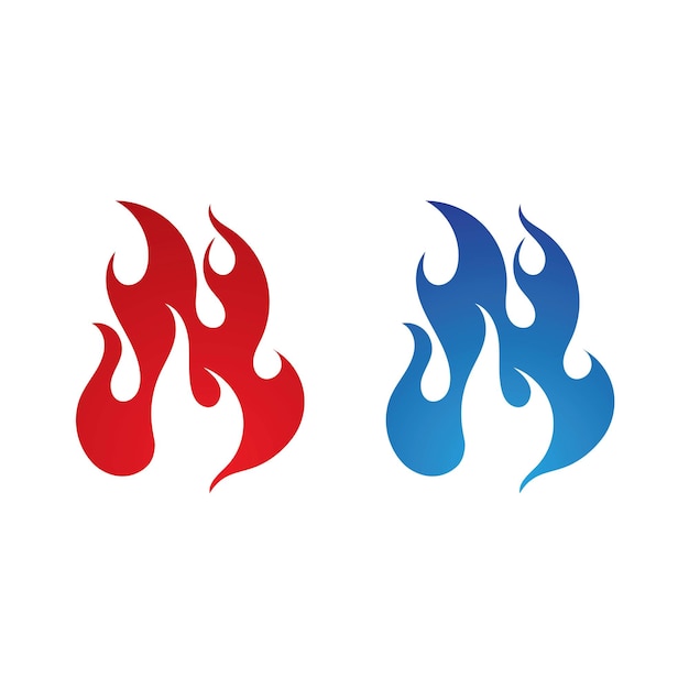 Fire logo vector illustration design