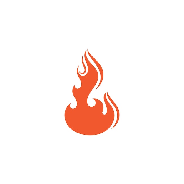 Дизайн векторной иллюстрации логотипа огня