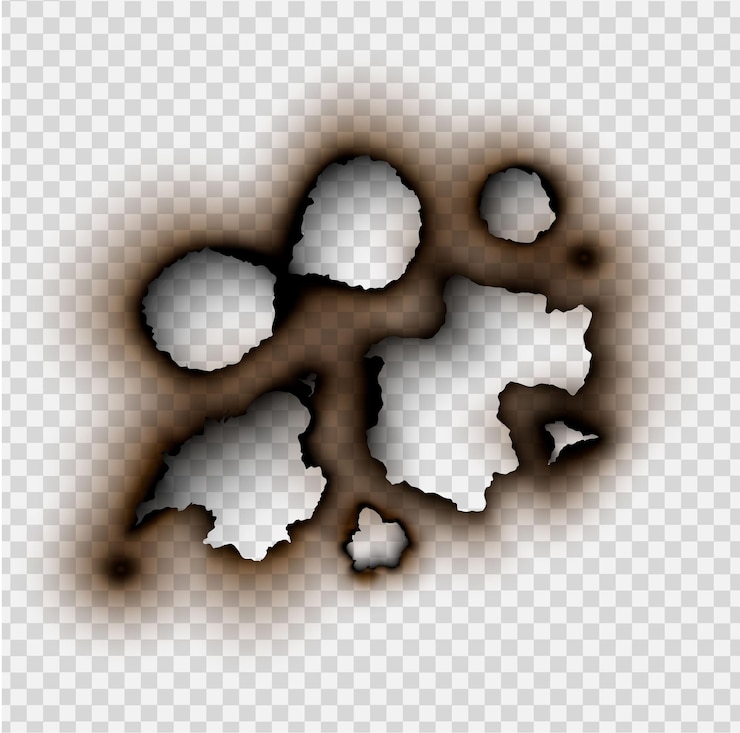 Vector fire in paper