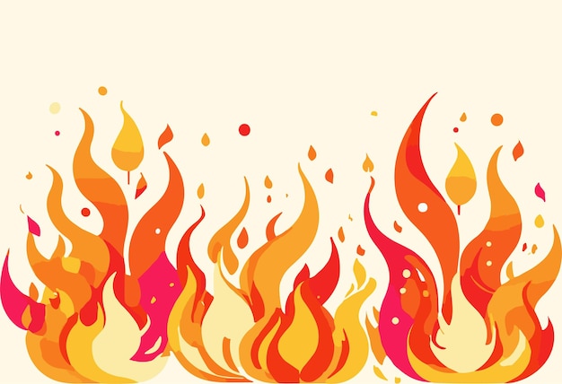 Vector fire vector asset