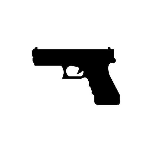 Firearms icon vector template illustration logo design