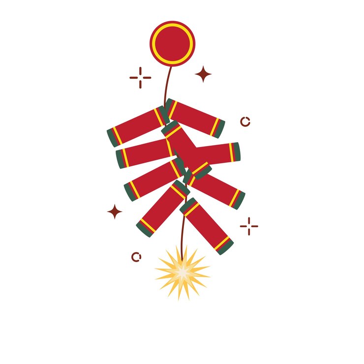 Vector firecracker icon