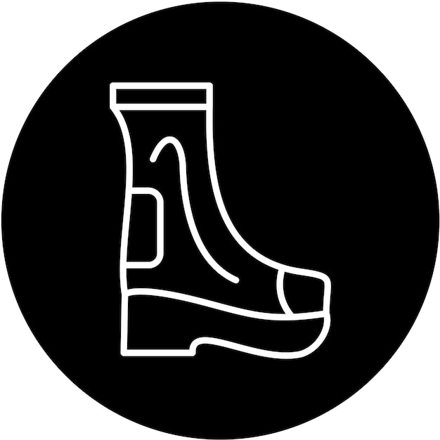 消防士のブーツのアイコンスタイル