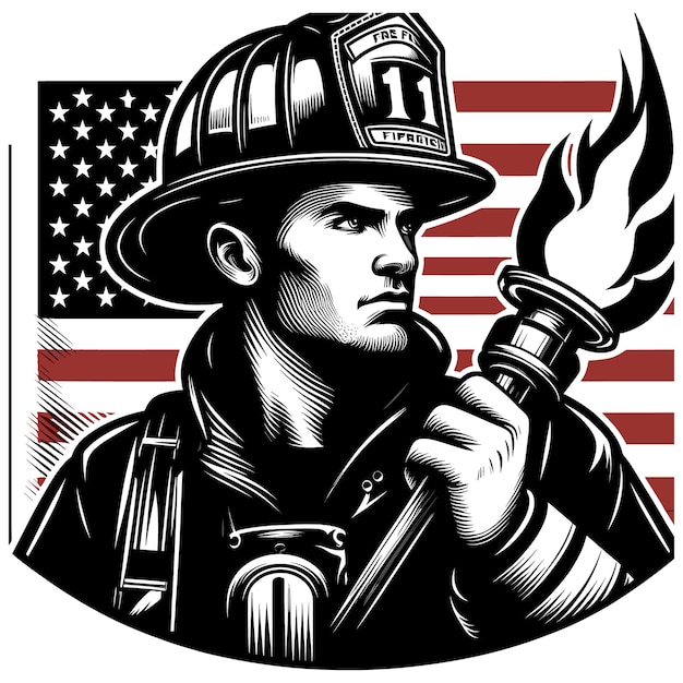 Пожарный svg filefire fighter cricut amp silhouette filefirst responder svggift для отца огня