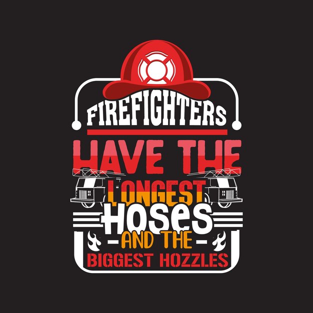 Firefighter T-shirt Design