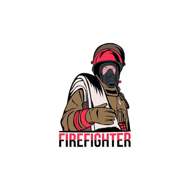 Vector firefighter