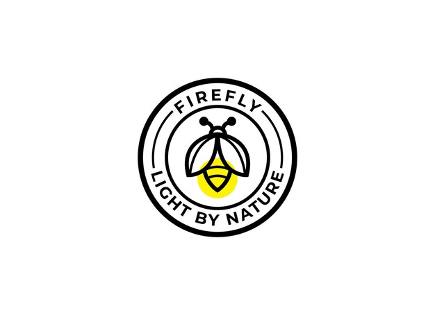 Firefly logo vector icoon illustratie