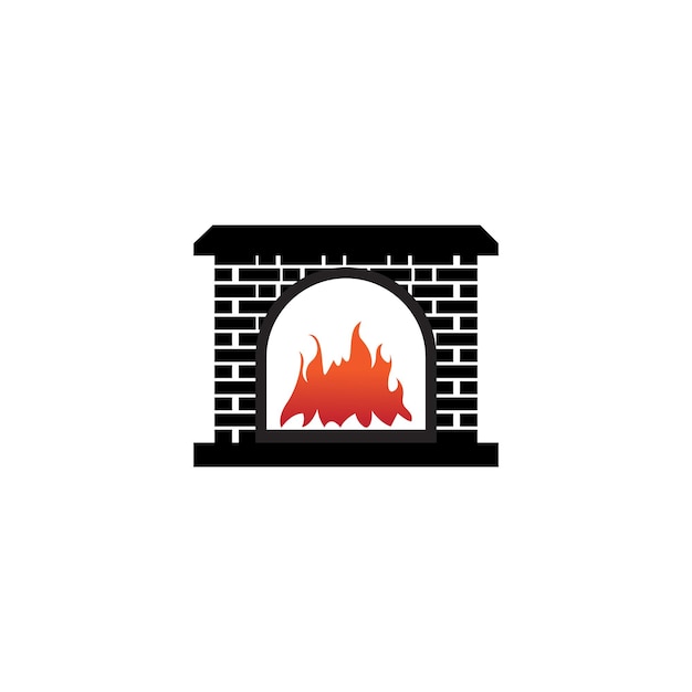暖炉のアイコン