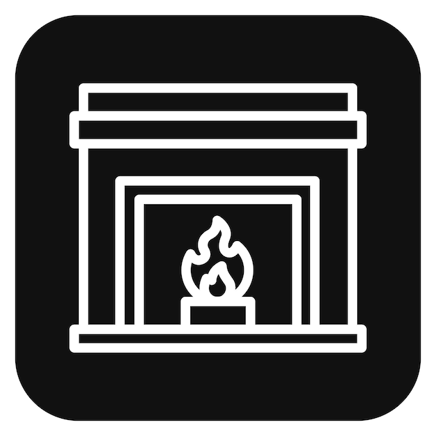 Fireplace Vector Illustration