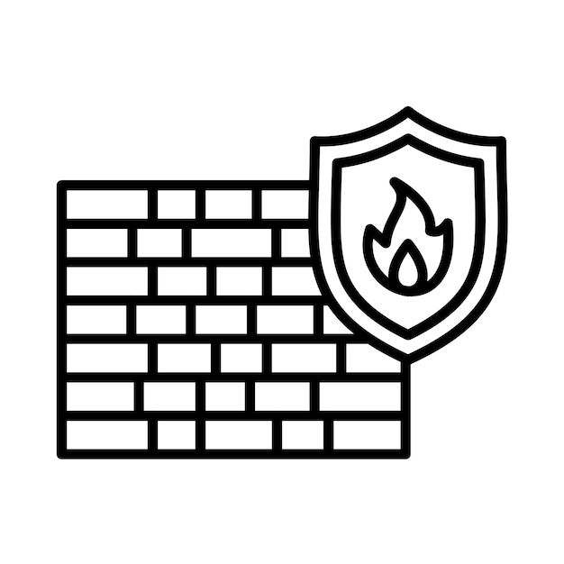 Firewall-lijnillustratie