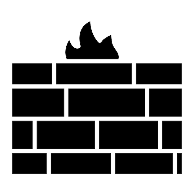 Firewall Vector Illustration