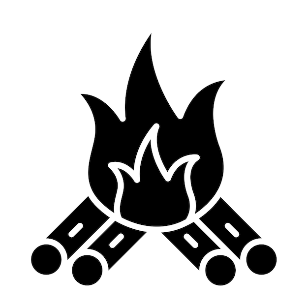 Vector firewood icon