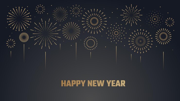 Firework background Chinese new year happy new year