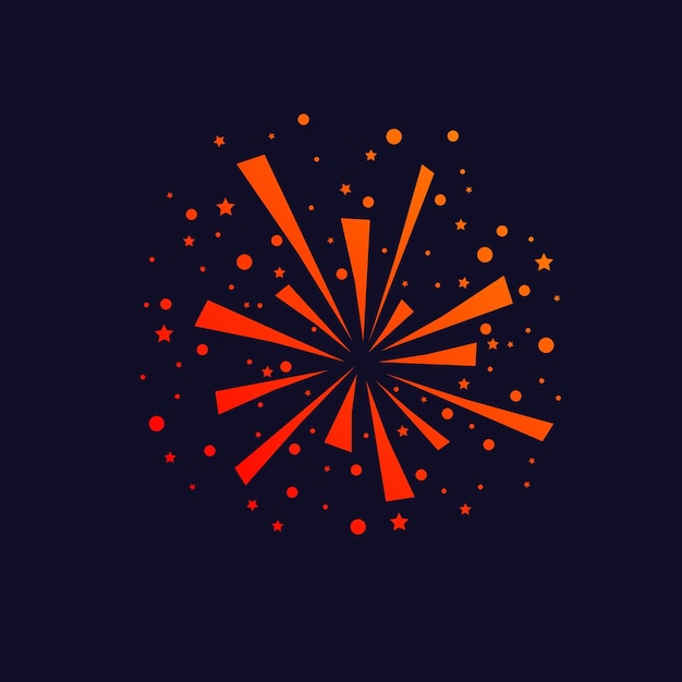 Firework background icon