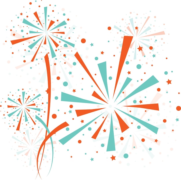 Vector firework color