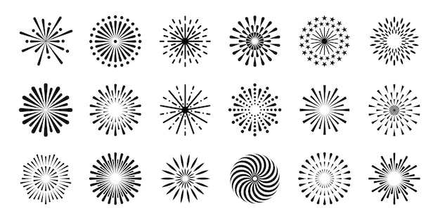 Firework Firecrackers explosions in sky celebration festival salute with sparkles
