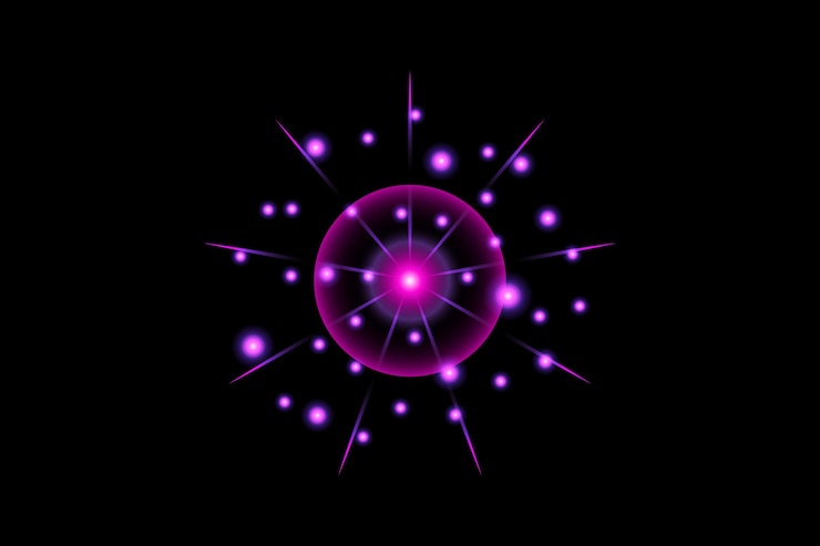 Vector firework happy new year sticker