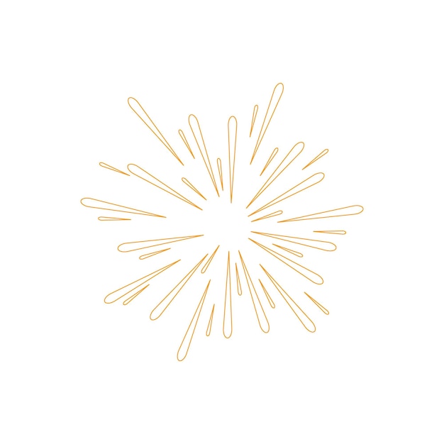 Vector firework logo