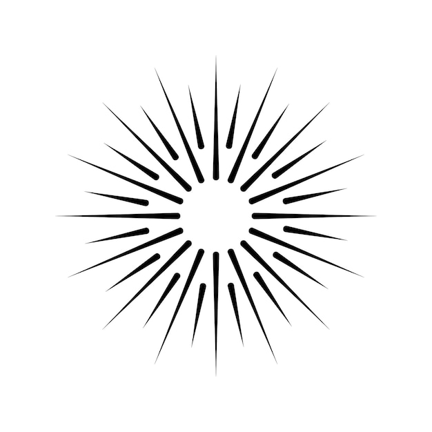 Дизайн векторной иконки фейерверка