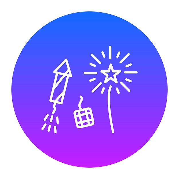 Firework Vector Illustration