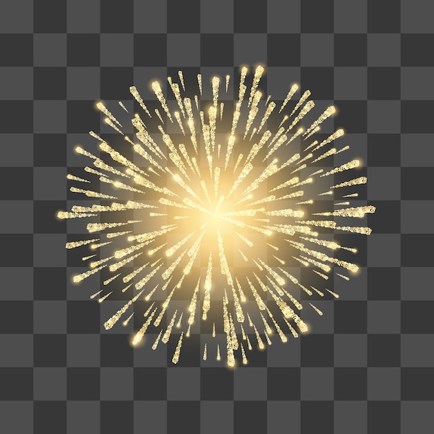 Vector fireworks background illustration