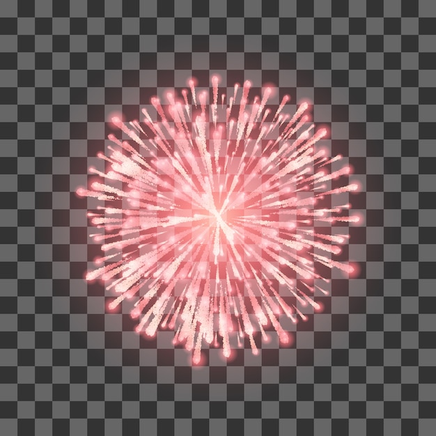 Vector fireworks background illustration