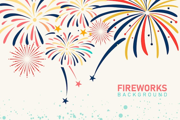 Fireworks Celebration Background