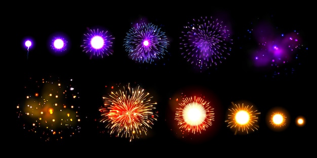 Collezione di fuochi d'artificio