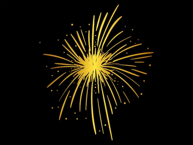 Vector fireworks illustration vector design