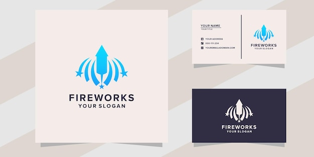 Fireworks logo and business card