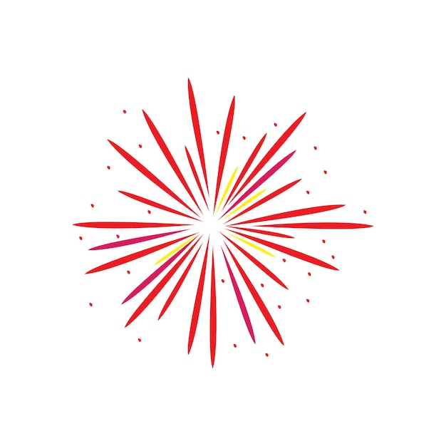 Vector fireworks logo vector