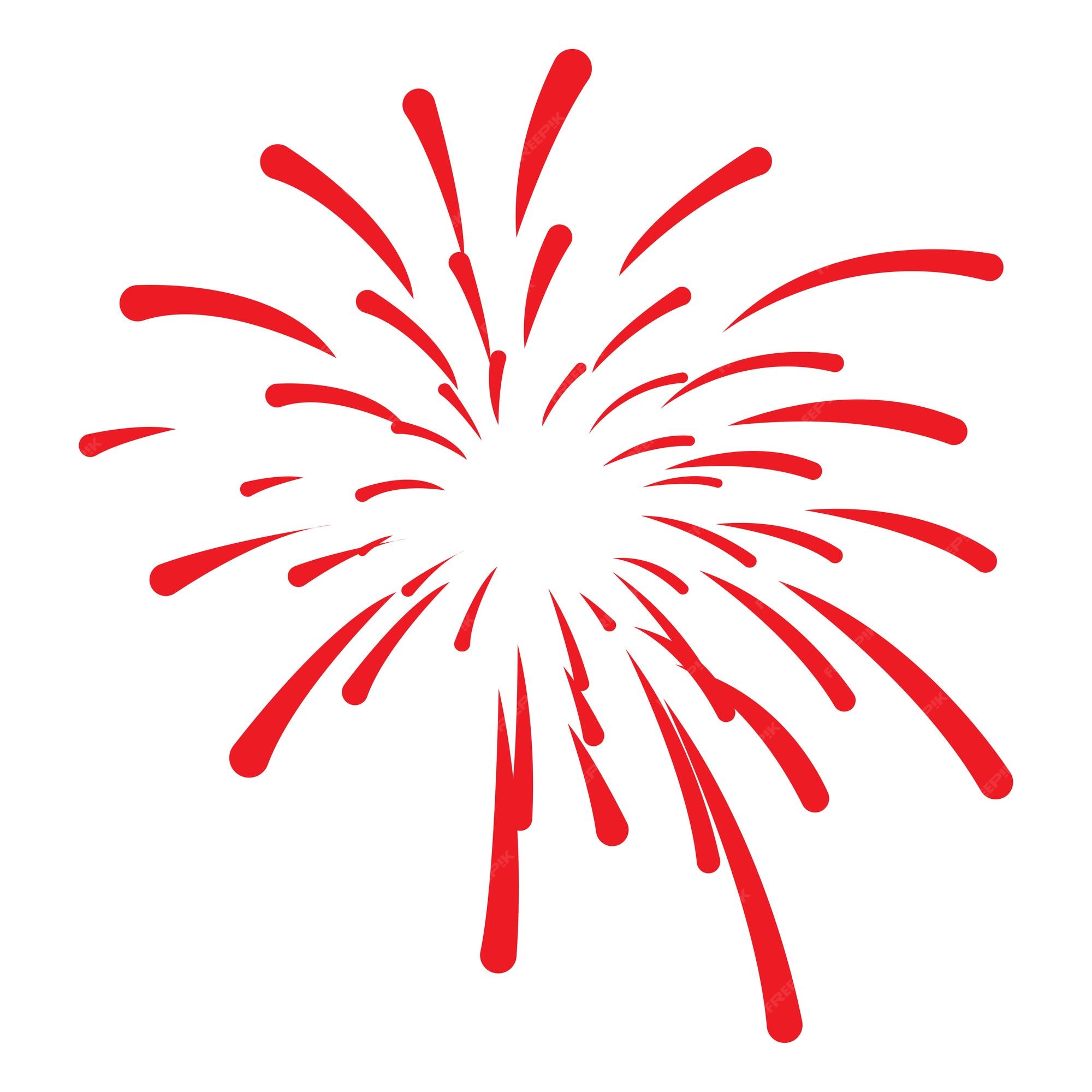 Premium Vector | Fireworks logo vector