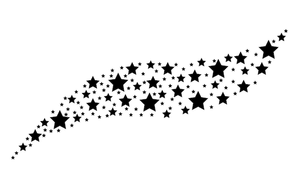 Fireworks Star random fireworks stream. Vector illustration style is flat gray iconic symbols