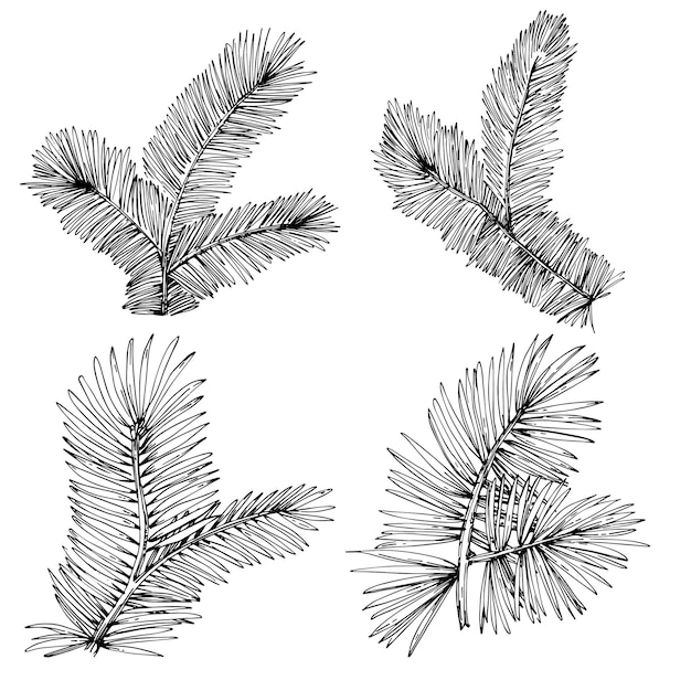 Firneedle tree pattern